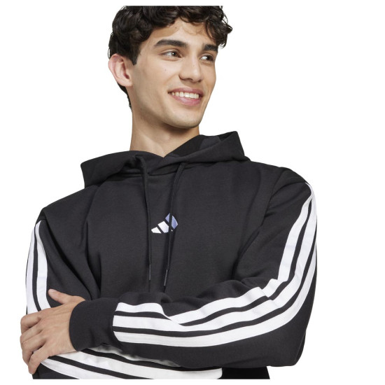 Adidas Ανδρικό φούτερ Essentials 3-Stripes Fleece Hoodie Adidas Ανδρικό φούτερ Essentials 3-Stripes Fleece Hoodie